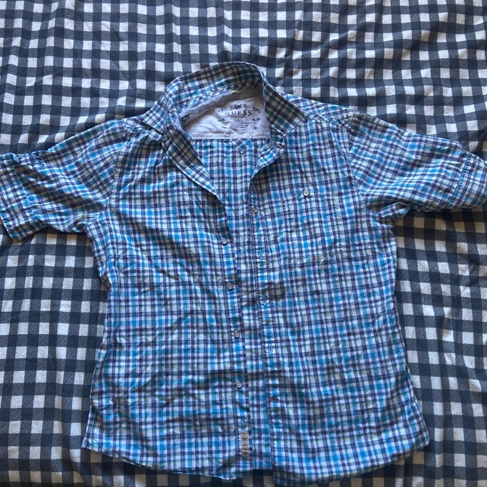 Vintage guess buttoned down flannel